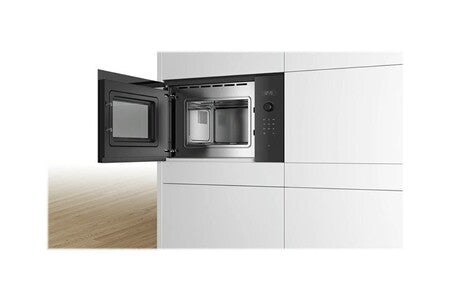 Microondas + Grill Bosch Serie | 6 BFL524MB0 - Horno microondas monofunción - encastrable - 20 litros - 800 W - negro