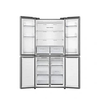 Hisense American-style refrigerator - RQ5P470SEIE - 4 doors - Energy class E - 84,2 X 74,4 X 188,5 Cm - Stainless steel