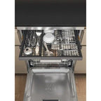 Whirlpool freestanding dishwasher, Stainless steel, 41dB, 9.5 L, Class B, 15 place settings