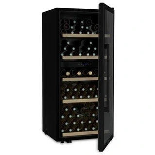 Vinoteca multitemperatura Les Petits Champs 91 botellas negra - CAVCDB91