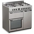 Continental Edison gas range cooker with 3 electric ovens CECP903FIX 5