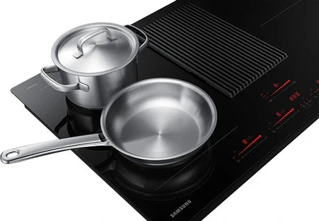 Samsung induction hob - 4-zone induction cooktop, NZ84T9747VK/UR, Black, W:83cm, H:21.1cm, D:51.5cm, Energy class