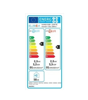 Klimea feste Klimaanlage Feste Klimaanlage 12 HP Inverter 3,1 kW