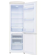 Frigelux CB255RC bottom-freezer refrigerator, vintage retro 1950s style