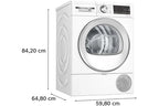 Bosch WQG1421SFR SERINITY heat pump tumble dryer