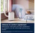 Climatiseur Mobile Réversible Electrolux EXP38U340HW Comfort 600 – 2600 W, Classe A, R290, Connecté