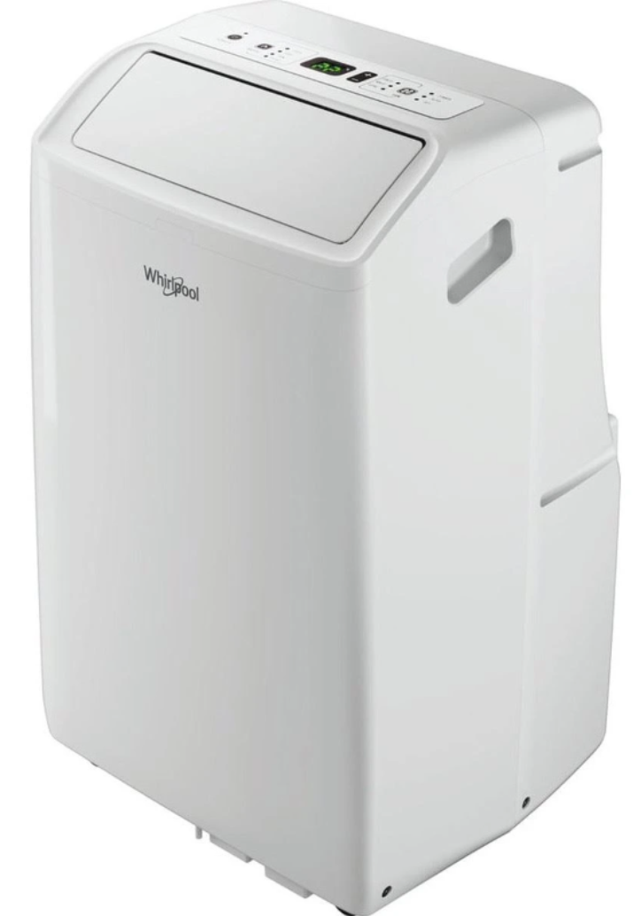Mobiele Airconditioner Reversible Whirlpool PACF212HPW – 3300 W, Klasse A/A+, R290, 6th Sense