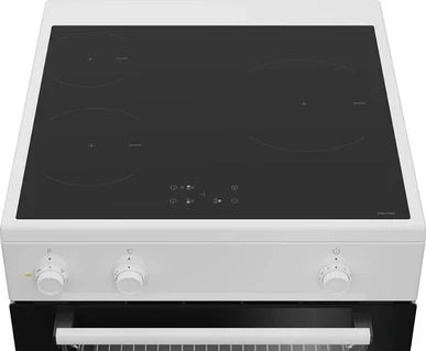 Beko FSE68112MWC induction range cooker