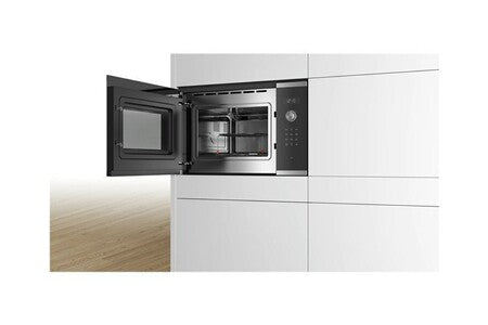 Microondas + Grill Bosch Serie | 6 BEL554MS0 - Horno microondas grill - integrable - 25 litros - 900 Vatios - acero inoxidable