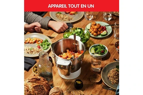 Robot de cocina Moulinex I Companion Touch Pro XL negro HF93D810