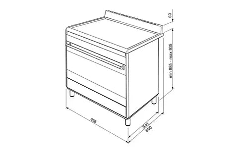 Smeg Standherd BG91CTX2