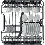Whirlpool W0BD851AX Vollintegrierbarer Geschirrspüler Silber