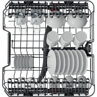 Whirlpool W0BD851AX Vollintegrierbarer Geschirrspüler Silber