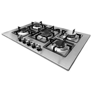 Encimera de gas Gurari - - FQ755VTGC - 75 cm - 4,0 KW WOK - Acero inoxidable