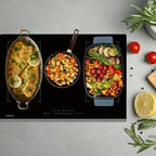 Linarie Toulouse induction hob LS80I2F1Z, 77cm, 5 zones with dual flexible zone