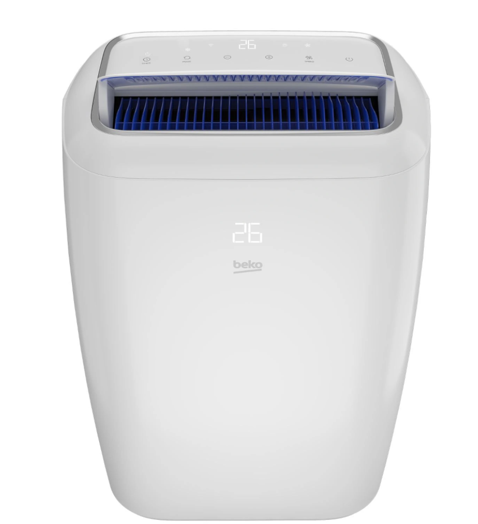 Beko BP1125H Mobiele Omkeerbare Airconditioner – 3500 W, Connected, Spraakbediening, 65 dB