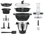 Robby multifunction food processor with integrated scale and touchscreen