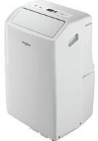 Climatiseur Mobile Réversible Whirlpool PACF212HPW – 3300 W, Classe A/A+, R290, 6ème Sens