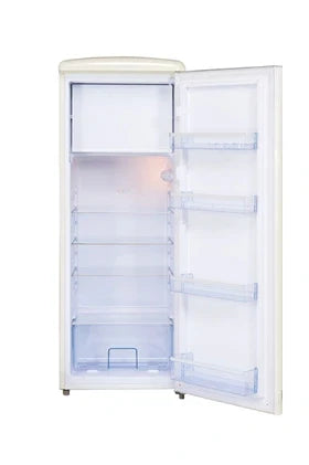 Frigelux RF218RC single-door refrigerator, vintage retro 1950s style