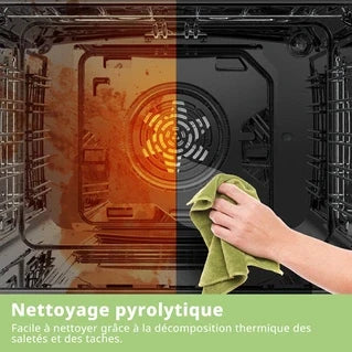 Horno empotrado Comfee Horno empotrado multifunción negro de 72 L CBO65P80E0-BK