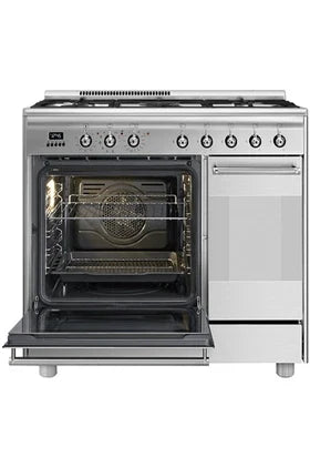 Cocina Smeg ESTHETIQUE CLASSICA 90cm MIXTA INOX - SCB92PX8