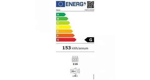 Vinoteca de servicio Haier hws116gae - de libre instalación - 116 botellas al. 126,5 x an. 59,5 cm - negro