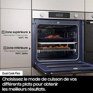 Samsung Einbaubackofen NV7B4550VAK BESPOKE