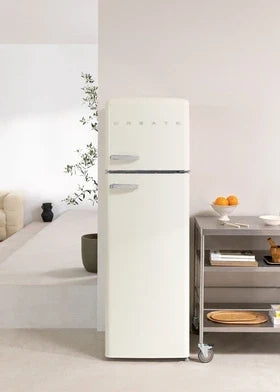 Kühlschrank Bar Create FRIDGE STYLANCE TOP 246L – Retro-Kühl-Gefrierkombination – Off-White