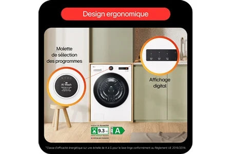 LG F20F12WST Frontlader-Waschmaschine