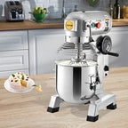 Robot de repostería Vevor multifunción, robot de cocina de acero inoxidable, 16 L, 500 W
