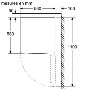 Bosch Bar-Gefrierschrank Serie 2 Unterbau-Gefrierschrank 85 x 56 cm Weiß GTV15NWEB