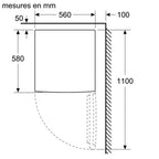 Bosch Bar-Gefrierschrank Serie 2 Unterbau-Gefrierschrank 85 x 56 cm Weiß GTV15NWEB