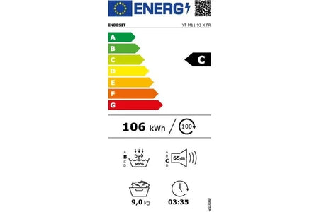 Indesit Ablufttrockner Bullauge YT M11 93 X FR 59.5 cm