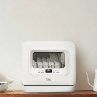 Freistehender Geschirrspüler Kitchen Move Mini compact WASHCLEAN Weiß Kunststoff 7.5L