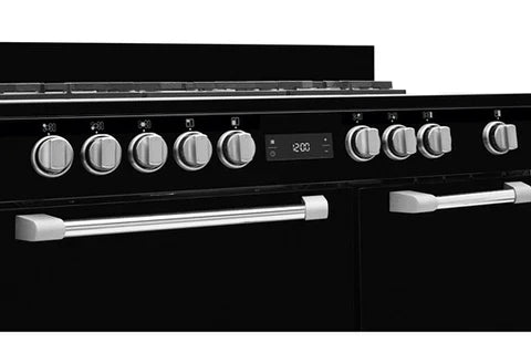 Leisure CUISINEMASTER PRO 100cm Gas- und Glaskeramik-Kochfeld, Schwarz - PR100F560K