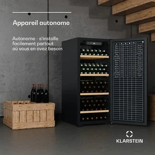 Vinoteca de servicio KLARSTEIN Cellar Max 114 botellas Compresor 238 L 5 - 20 °C