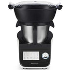 Naturamix multifunctional food processor with built-in scale and touchscreen + extra bowl included, food processor + bowl