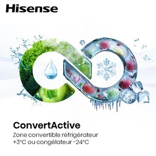 Frigorífico combi Hisense RB3B250NEWE1 blanco