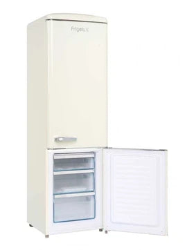 Frigelux CB255RC bottom-freezer refrigerator, vintage retro 1950s style