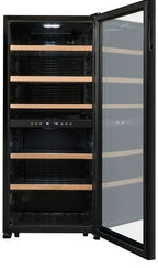 La Sommelière LS102DZBLACK wine aging cooler, 102