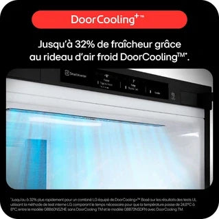 Frigorífico combi LG GBBSJ11DEP Negro