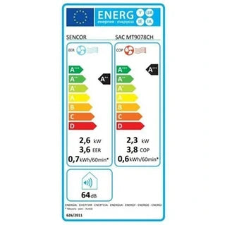 Sencor mobile air conditioner - SAC MT9078CH