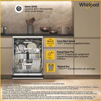 Whirlpool freestanding dishwasher, Stainless steel, 41dB, 9.5 L, Class B, 15 place settings