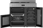 Cocina de libre instalación Leisure CUISINEMASTER PRO 100CM GAS Y VITRO INOX - PR100F560X
