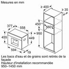 Bosch CTL7181B0 Serie 8 Einbau-Kaffeevollautomat Schwarz