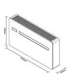 Klimea fixed 12 HP inverter air conditioner, 3.1 kW