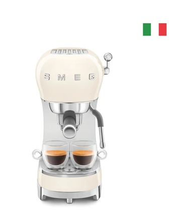 Smeg ECF02CREU Siebträgermaschine, creme
