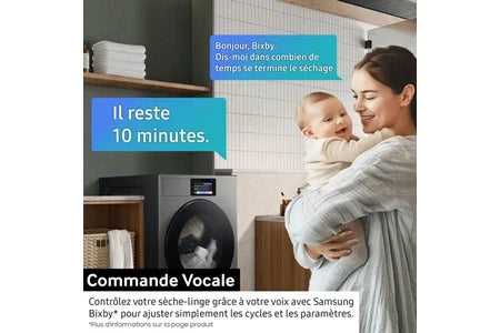 Wärmepumpentrockner Samsung DV90F09F4S BESPOKE AI