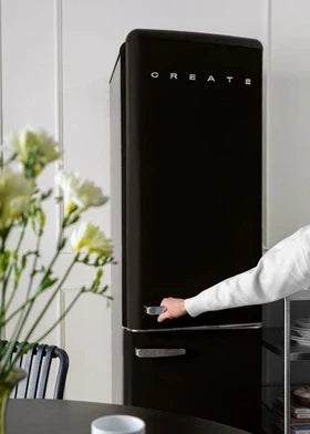 Ikohs FRIDGE STYLANCE Bar-Kühlschrank - 244L Kühlschrank - Schwarz