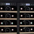 Vinoteca doble zona Les Petits Champs empotrable 42 botellas - CAVCEDB42